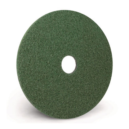 Black Diamond 3000 Grit Diamond Pad, 17" Diameter, Black/green, 2/carton