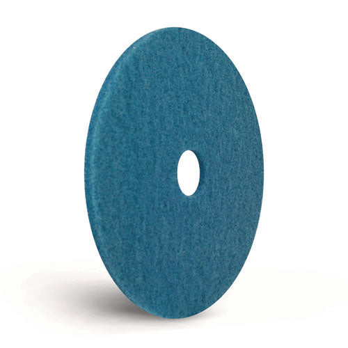 Blue Cleaner Pad, 16" Diameter, Blue, 5/carton