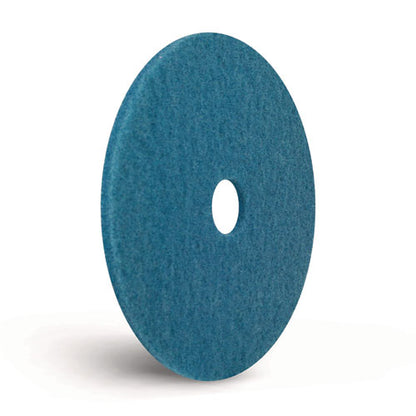 Blue Cleaner Pad, 16" Diameter, Blue, 5/carton