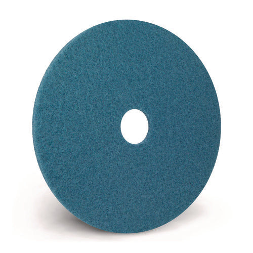 Blue Cleaner Pad, 13", Blue, 5/carton