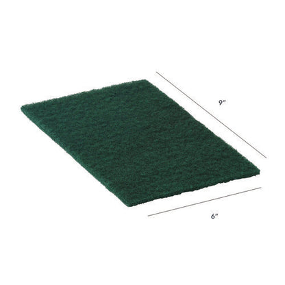 90-96 Medium Duty Hand Cleaning Pad, 6 X 9, Green, 20/pack, 3 Packs/carton