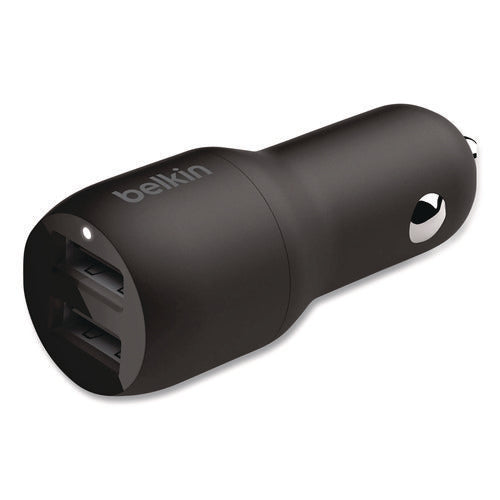 Boost Charge Dual Car Charger With Pps, Usb-a/usb-c, Black