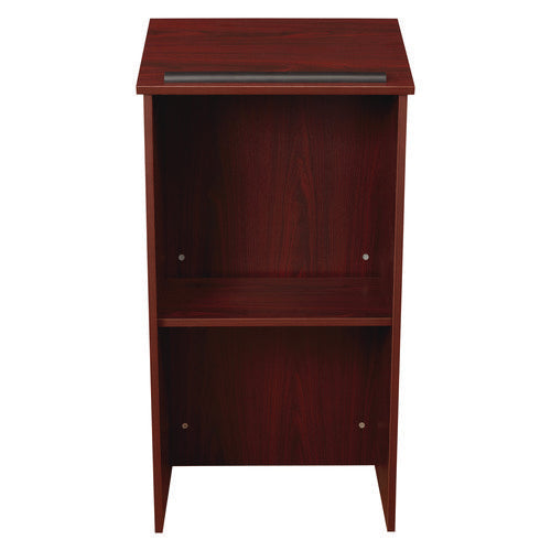 Full Floor Lectern, 23 X 16 X 46.5, Mahogany