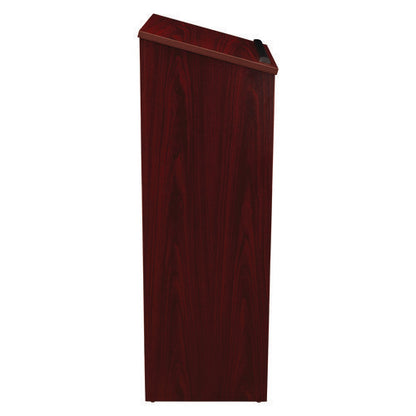 Full Floor Lectern, 23 X 16 X 46.5, Mahogany