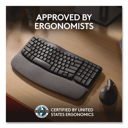 Ergo Wave Keyboard For Business, Graphite