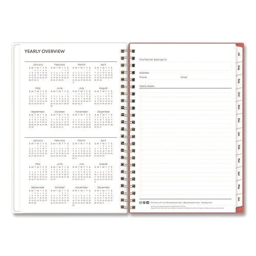 Cali Create-your-own Cover Academic Year Weekly/monthly Planner, Abstract Artwork, 8 X 5, 12-month: July 2024 To June 2025