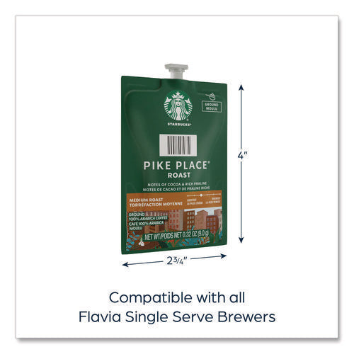 Starbucks Pike Place Roast Coffee Freshpack, Pike Place, 38/carton