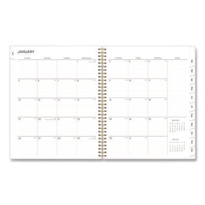 Laurel Weekly/monthly Planner, Springtime Floral Artwork, 11 X 8.5, Mint Green/multicolor Cover, 12-month (jan To Dec): 2025