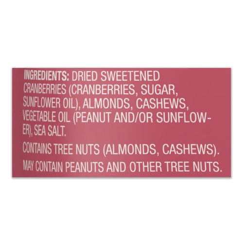 Cranberry Nut Mix, 1 Oz Bag, 8/pack