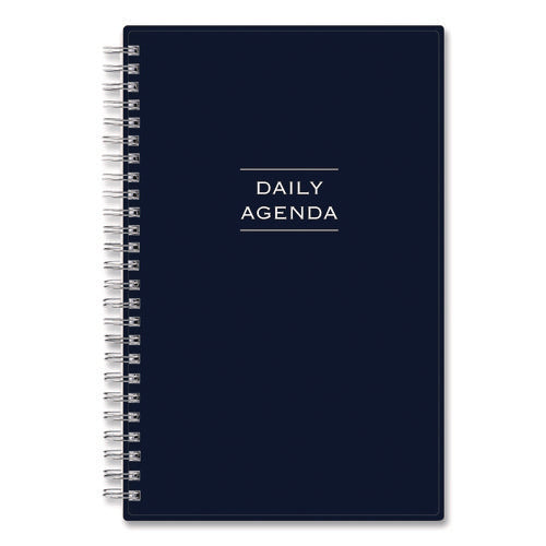 Perpetual Daily Planner, 8.5 X 5.5, Blue Cover, 52 Weeks: Undated