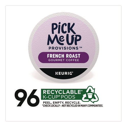 French Roast Coffee K-cups, 24/box, 4 Boxes/carton