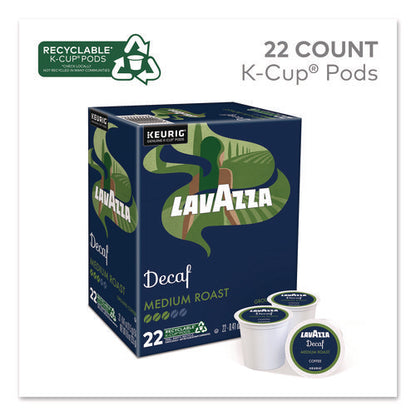 Lavazza Classico Coffee K-cups, Decaf, 0.41 Oz, 22/box