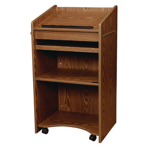 Aristocrat Non-sound Lectern, 25 X 20 X 46, Oak