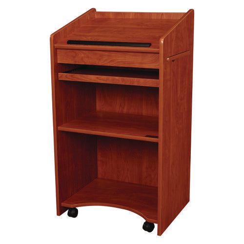 Aristocrat Non-sound Lectern, 25 X 20 X 46, Cherry