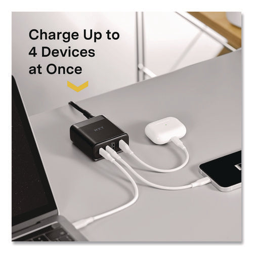 4-port Usb Charger, Black