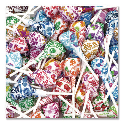 Dum-dum-pops, Assorted Flavors, Individually Wrapped, 2 Lb Bag, 200 Pieces/bag, 6 Bags/carton