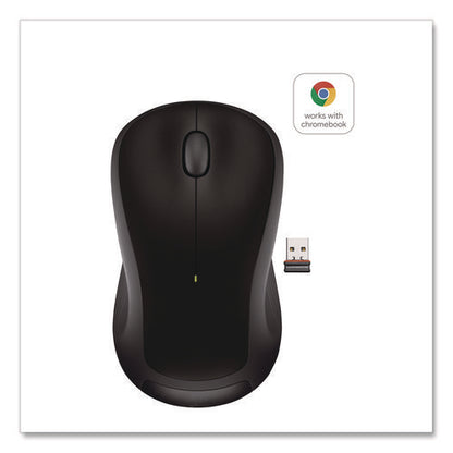 M310 Wireless Mouse, 2.4 Ghz Frequency/30 Ft Wireless Range, Left/right Hand Use, Black