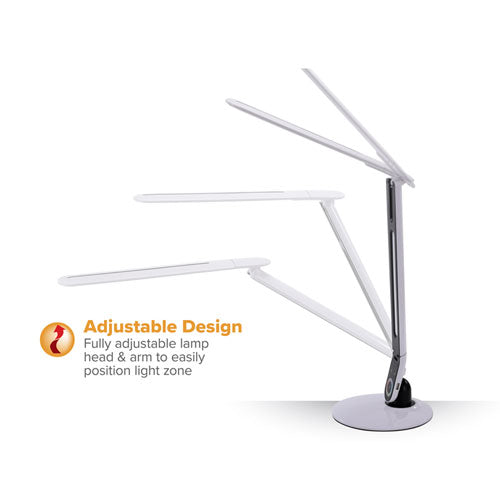 Office Color Changing Desk Lamp With Rgb Arm, 20" High, White