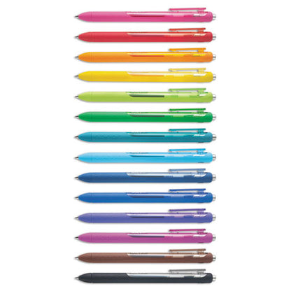 Inkjoy Gel Pen, Retractable, Medium 0.7 Mm, Assorted Ink And Barrel Colors, 14/pack