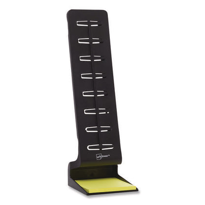 Desktop Pro Plastic Document Stand Bar, 2 Sheet Capacity, Plastic, Black