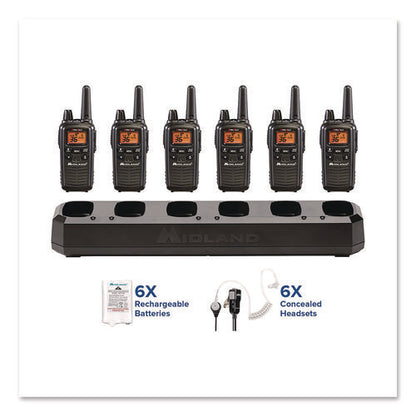 Biztalk Two-way Business Radio Bundle, 36 Channels, 6/pack