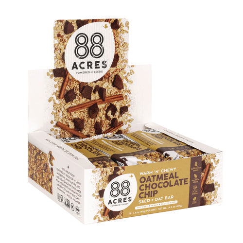 Warm 'n Chewy Gluten-free Oatmeal/chocolate Chip Seed And Oat Bar, 1.6 Oz Bar, 9/box