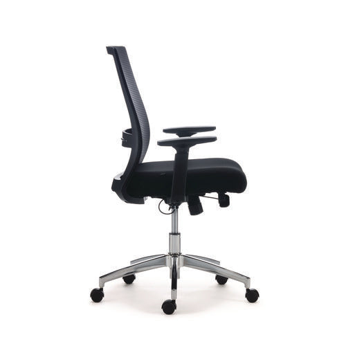 Ashdale Ergonomic Fabric Swivel Task Chair, Supports Up To 275 Lb, 18.15 To 21.89 Seat Height, Black Seat/back, Black Base