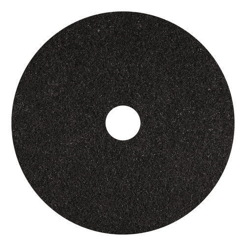 Stripping Pads, 15" Diameter, Black, 5/carton