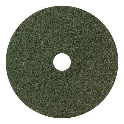 Black Diamond 3000 Grit Diamond Pad, 20" Diameter, Black/green, 2/carton