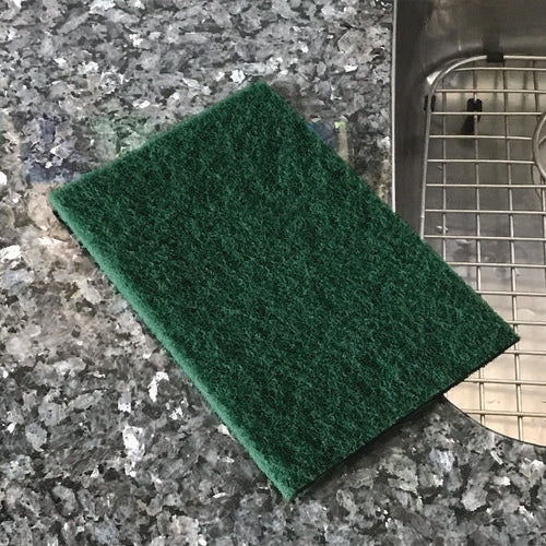 90-96 Medium Duty Hand Cleaning Pad, 6 X 9, Green, 20/carton