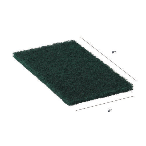 94-86 X-heavy Duty Hand Pad, 6 X 9, Green, 15/carton