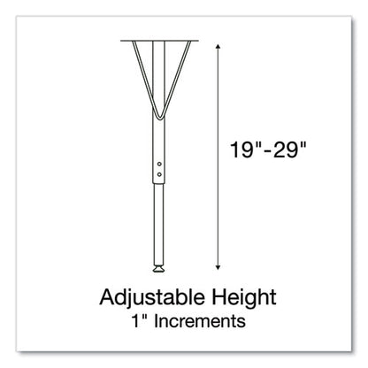 Adjustable Activity Tables, Square, 48" X 48" X 19" To 29", Gray Top, Black Legs, 4/pallet