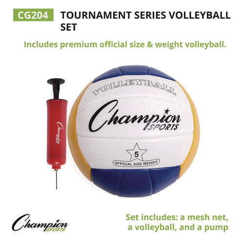 Tournament Series Volleyball Set, With Carry Bag