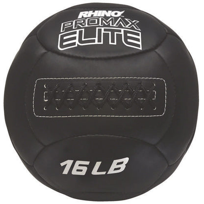 Rhino Promax Elite Medicine Ball, 16 Lb, Black