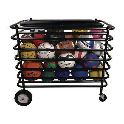 Ultimate Lockable Ball Locker, 24" X 44" X 39", Black