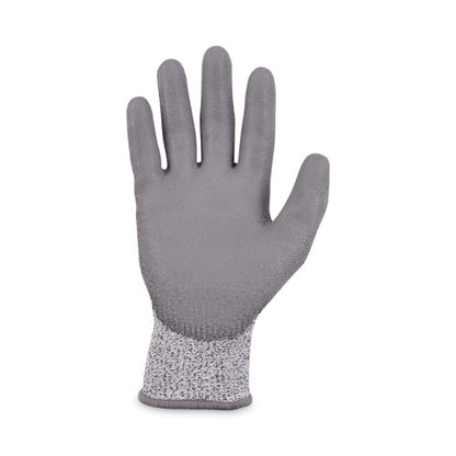 Proflex 7030 Ansi A3 Pu Coated Cr Gloves, Gray, Medium, 12 Pairs/pack