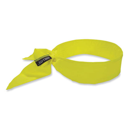 Chill-its 6702 Cooling Embedded Polymers Tie Bandana, One Size Fits Most, Lime