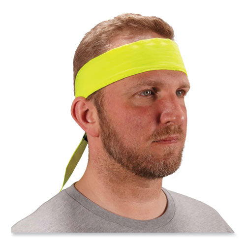 Chill-its 6702 Cooling Embedded Polymers Tie Bandana, One Size Fits Most, Lime