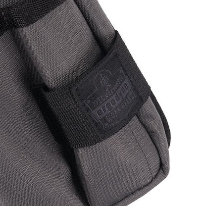 Arsenal 5569 Belt Clip Tool Pouch With Device Holster, 4 Compartments, 5 X 2 X 8.5, Polyester, Gray