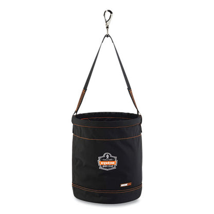 Arsenal 5970 Swiveling Hook Nylon Hoist Bucket, 100 Lb, Black