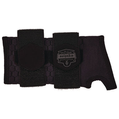 Proflex 685 Wrist Support Sleeve - Double Strap, Small, Fits Left Hand/right Hand, Black