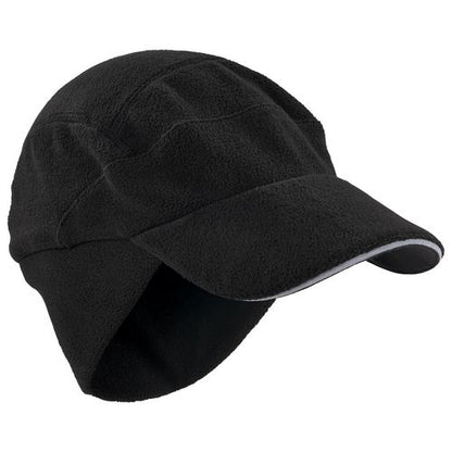 N-ferno 6807 Winter Baseball Cap With Ear Flaps, One Size Fits Most, Black