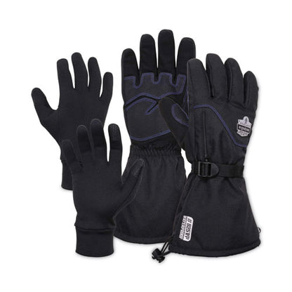 Proflex 825wp Thermal Waterproof Winter Work Gloves, Black, Large, Pair