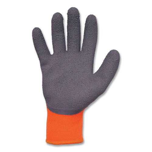 Proflex 7401-case Coated Lightweight Winter Gloves, Orange, Medium, 144 Pairs/carton