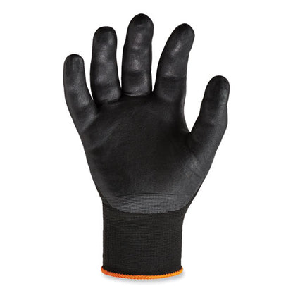 Proflex 7001 Nitrile-coated Gloves, Black, Medium, Pair