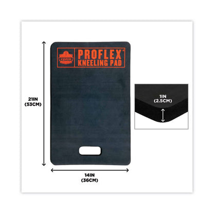 Proflex 380 Standard Foam Kneeling Pad, 1", Medium, Black