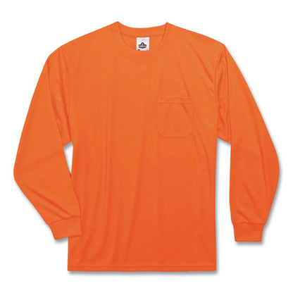 Glowear 8091 Non-certified Hi-vis Long Sleeve Shirt, Medium, Orange