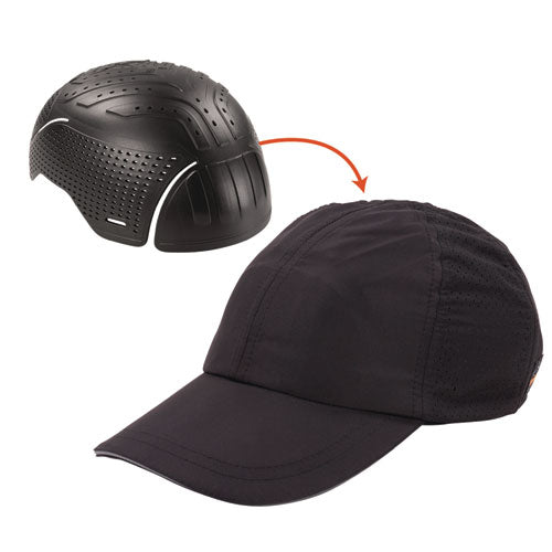 Skullerz 8947 Lightweight Baseball Hat And Bump Cap Insert, X-large/2x-large, Black