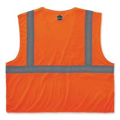 Glowear 8210hl-s Single Size Class 2 Economy Mesh Vest, Polyester, 4x-large, Orange