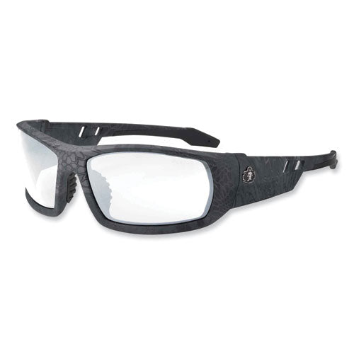 Skullerz Odin Safety Glasses, Kryptek Typhon Nylon Impact Frame, Anti-fog Clear Polycarbonate Lens